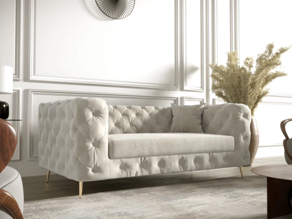 Chesterfield dwuosobowy