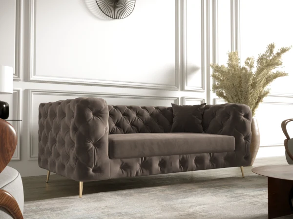 Chesterfield dwuosobowy
