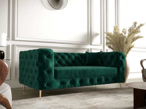 Chesterfield dwuosobowy